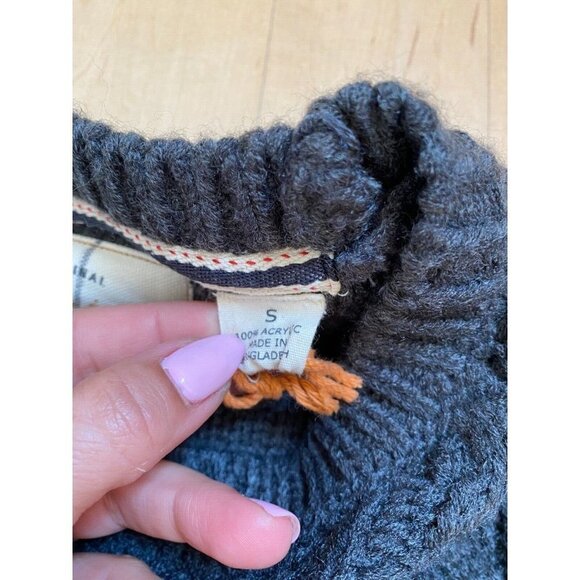 WEATHERPROOF Vintage BNWOT Cable Knit Gray Pullover Sweater Sz Small - Picture 5 of 5
